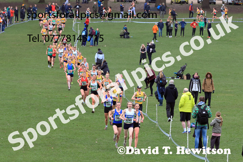Senior Womens 2026 UK CAU Inter Counties Cross Country, Wollaton Park, Nottingham. Photo: David T. Hewitson/Sports for All Pics